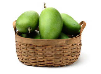 mangos on a white background 