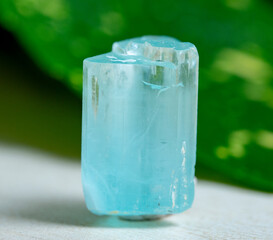.aquamarine mineral specimen stone rock geology gem crystal