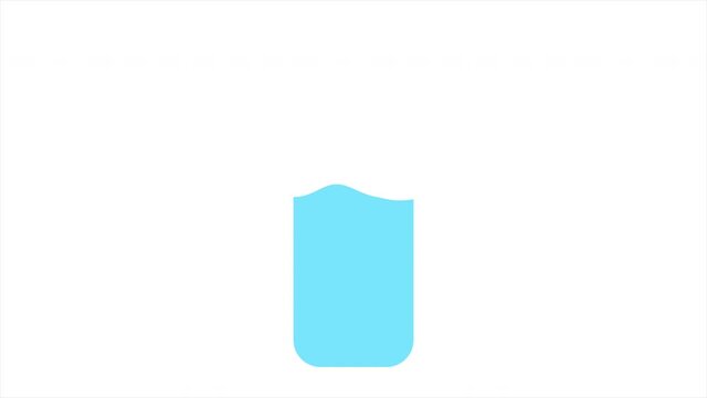 水が増えるボトル 白背景