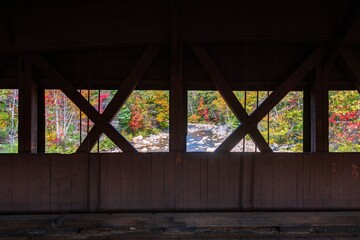 Covered Bridge interior view