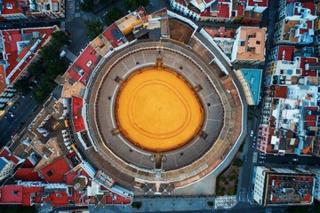 Fototapeta premium Seville aerial view