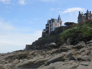 Obraz premium Pointe de la Malouine, Dinard, Ille et Vilaine, Bretagne, France