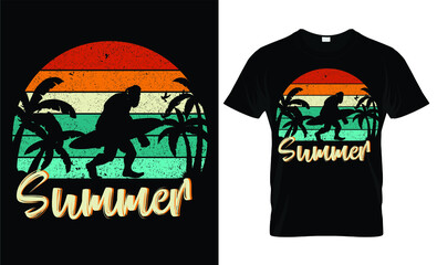 bigfoot summer t shirt design