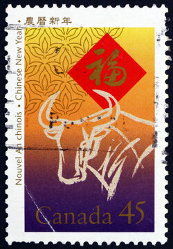Postage stamp Canada 1997 Year of the Ox