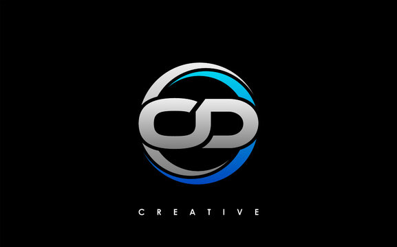OD Letter Initial Logo Design Template Vector Illustration