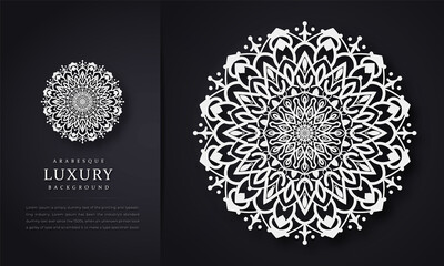 Luxury mandala background with golden arabesque pattern arabic islamic east style,Circle pattern petal flower, Vector floral mandala relaxation patterns unique design 