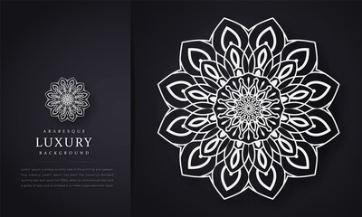 Luxury mandala background with golden arabesque pattern arabic islamic east style,Circle pattern petal flower of mandala with multi color, Vector floral mandala patterns