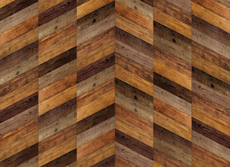 壁紙やフローリングに、モダンな木組みパターン