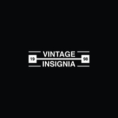 Retro Vintage Insignia  Logotype  Label or Badge Vector design element  business sign template