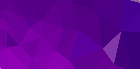 Fototapeta premium Colorful purple vivid polygonal triangular background pattern