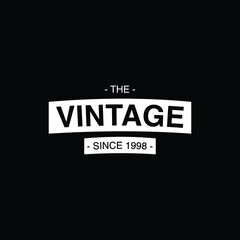 Retro Vintage Insignia  Logotype  Label or Badge Vector design element  business sign template