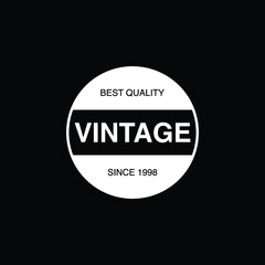Retro Vintage Insignia  Logotype  Label or Badge Vector design element  business sign template