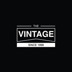 Retro Vintage Insignia, Logotype, Label or Badge Vector design element, business sign template