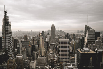 Fototapeta na wymiar New York City Manhattan Panorama