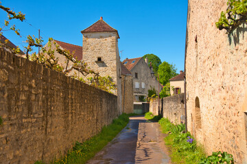 Asquiins im Burgund in Frankreich