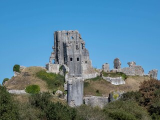 Corfe Castle has been a Saxon stronghold, a Norman fortress, a royal palace and a family home in its ten centuries of dominating the Purbeck landscape