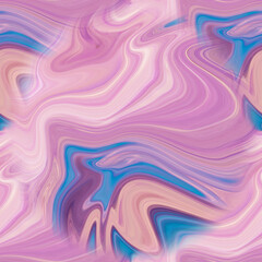 Obraz premium liquid and fluid marble texture, seamless pattern, colourful pastel paint, mix colors, abstract background.