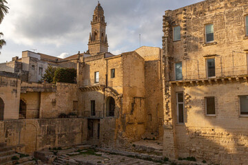 Fototapeta premium Lecce , Apulien, Italien Stadtansichten