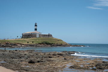 Fototapeta na wymiar Lighthouse museum and the beach