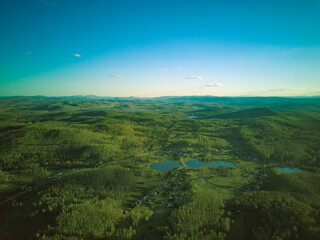 landscape with mountains