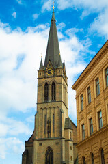 Fototapeta na wymiar A church in Prague