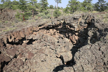 Big Tube area in El Malpais National Monument, New Mexico, USA