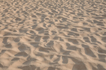 Fototapeta na wymiar Abstract full-frame sand as background.