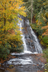 Fototapeta na wymiar Carson Creek waterfalls facing East