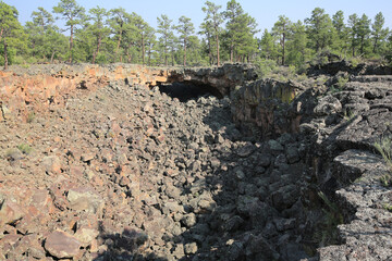 Big Tube area in El Malpais National Monument, New Mexico, USA