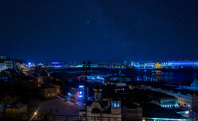 Fototapeta na wymiar night city view