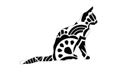 Fototapeta na wymiar at, animal, tiger, isolated, white, zebra, cute, mammal, bengal, kitten, feline, pet, nature, wild, cartoon, wildlife, animals, striped