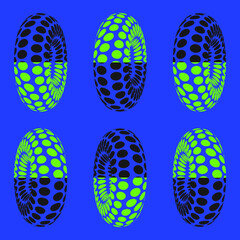 Striped Oval 3D Black and white abstract background.Modern minimalist graphic design in an interesting composition.. for textile