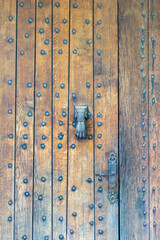 Old Door Knockers in a French Village