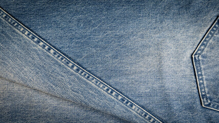 Blue denim texture and jeans background