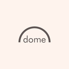 Dome. Logo template.