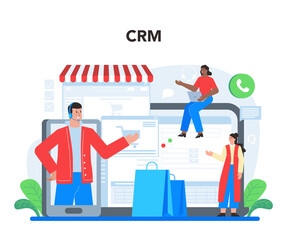 Professional consulting online service or platform. Sales strategy