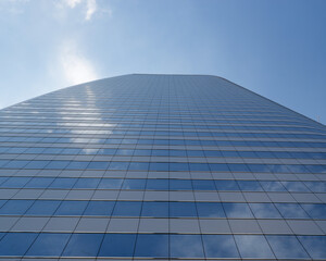 Obraz premium Modern Abstract Architecture building near Silom road, Bangkok, Thailand