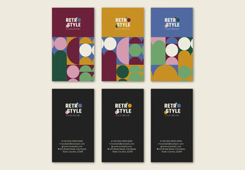 Retro Business Card Design Template