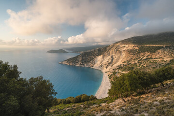 Greece, Kefalonia island, Myrtos beach
