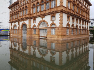 Flooded streets in Manaus on May 18 th, 2021. A new flood record is expected for the rio Negros this year. Manaus, Amazon – Brazil