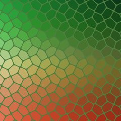 Light green red vector template in a geometric style. Smart abstract illustration with colored gradient stones.