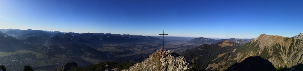 Bergpanorama bei Oberstdorf