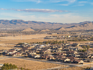 Obraz premium High angle view of the Enterprise cityscape