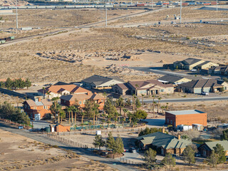 Obraz premium High angle view of the Enterprise cityscape