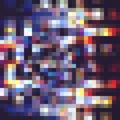 Abstract background with bright shapes and blocks.