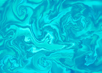 Obraz premium The texture of a blue liquid stone or metal. Blue shiny background with a swirling pattern. Design of backgrounds, banners, flyers, invitations, postcards, packaging