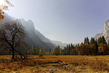 Yosemite Valley in autumn colors