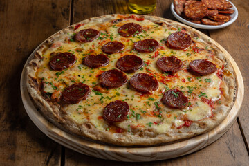 pizza de salame