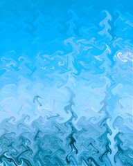 Wavy Modern Liquify Abstract Background Design