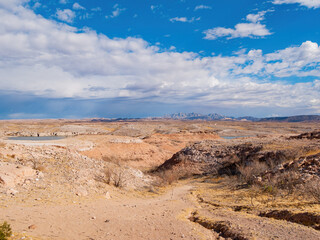 The Cliffs View Point landscape of Lake Mead National Recreation Area